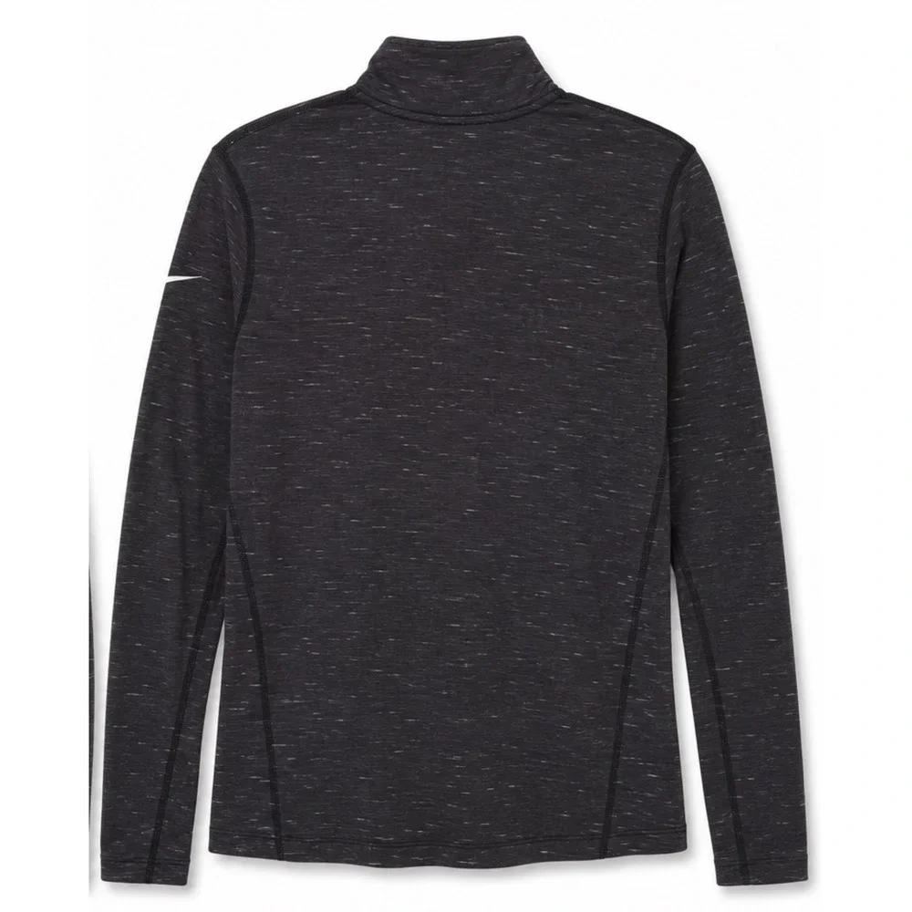 Nike New Orleans Saints Womens Quarter Zip Pullover Dri-FIT Charcoal Heather S